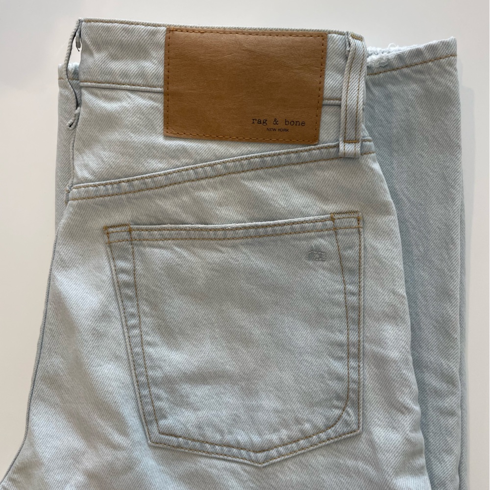 Rag and Bone Maya High-Rise Ankle wide leg jeans